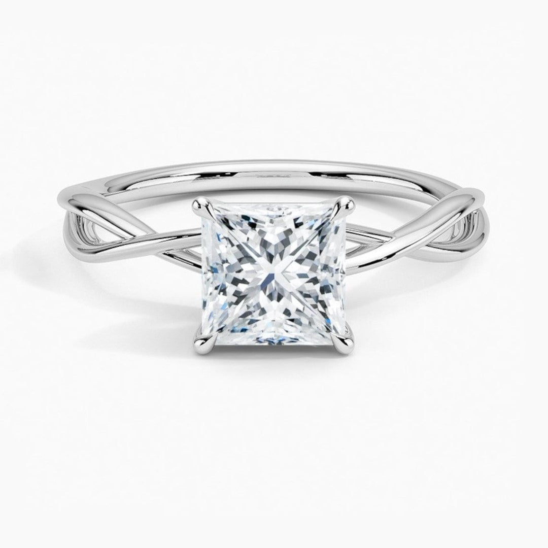 Affordable Princess Cut Engagement Ring