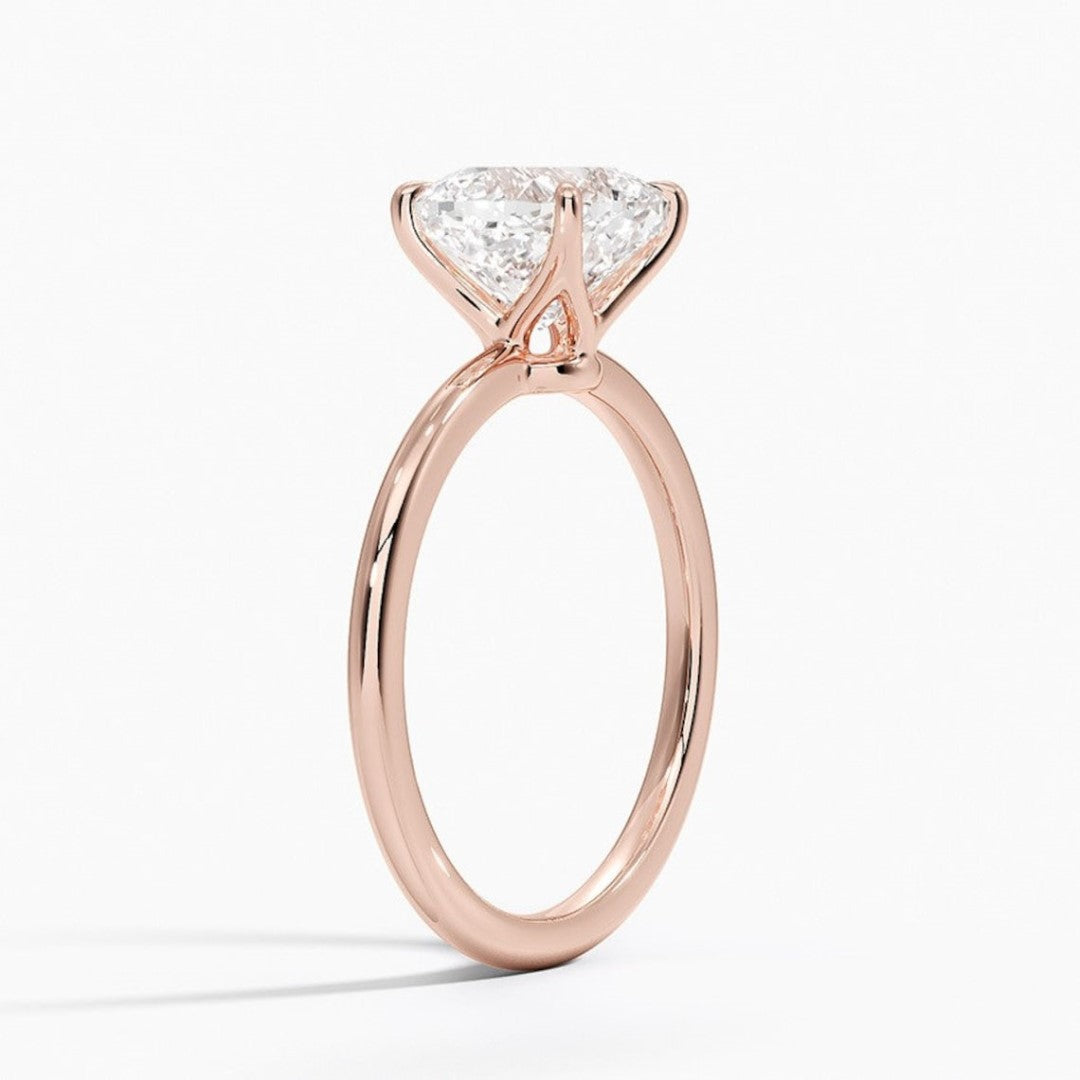 Royal Cushion Shape Solitaire Ring