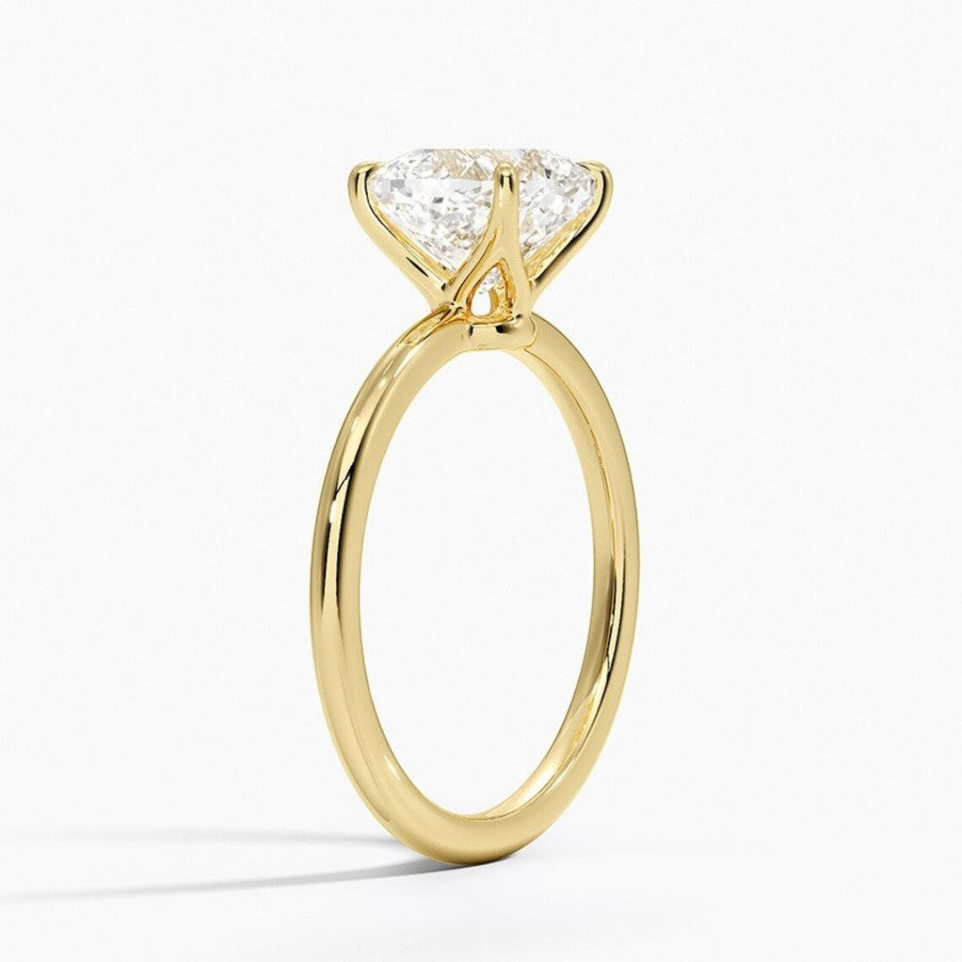 Royal Cushion Shape Solitaire Ring