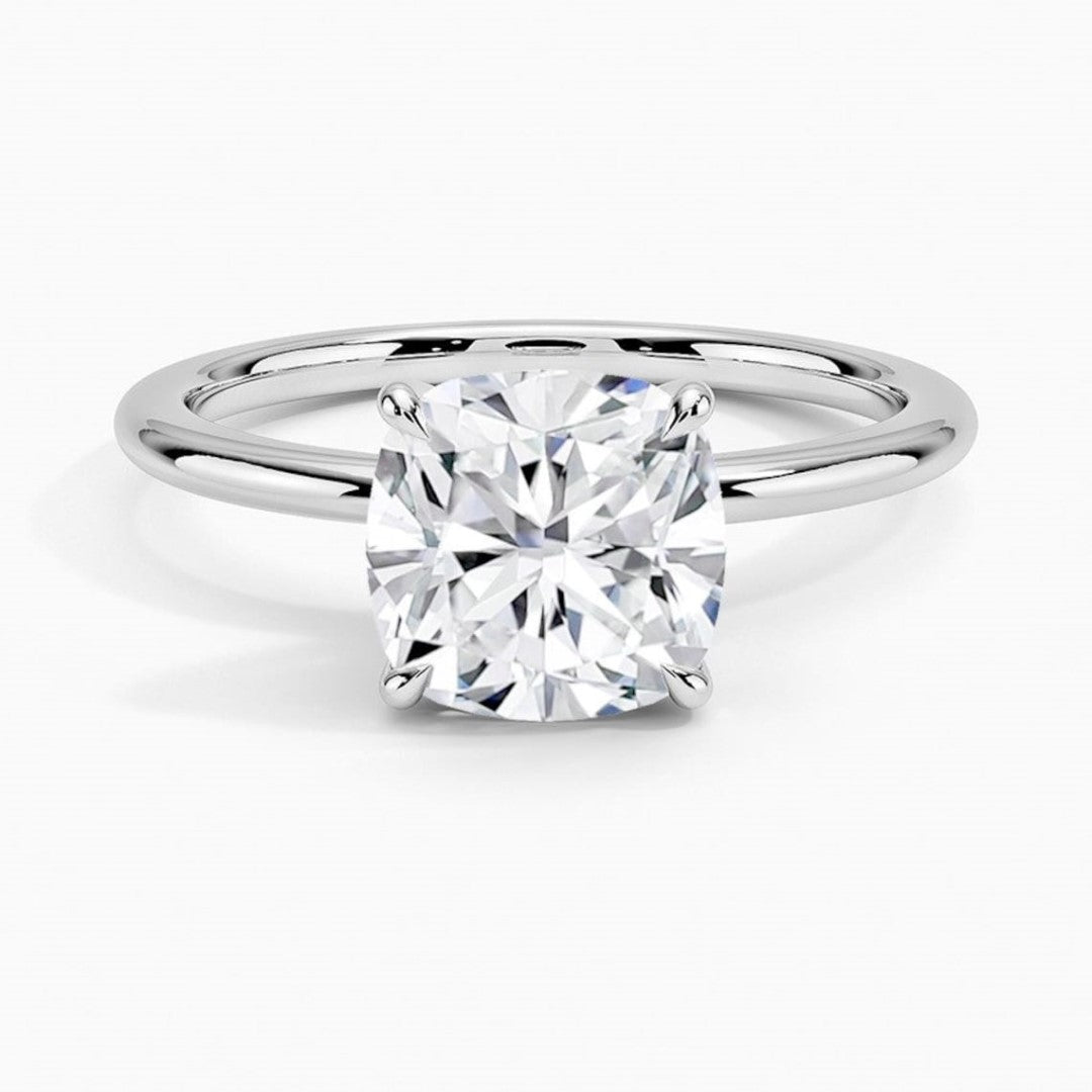 Royal Cushion Shape Solitaire Ring