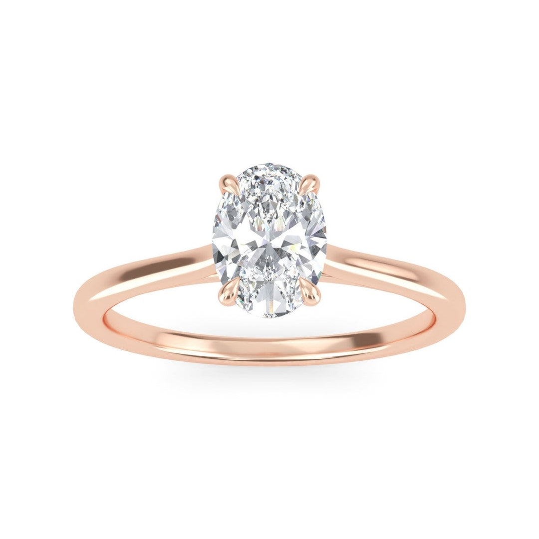 Timeless Oval Cut Wedding Ring