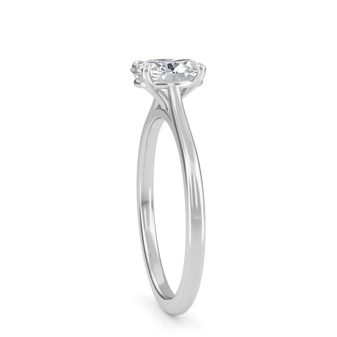 Timeless Oval Cut Wedding Ring