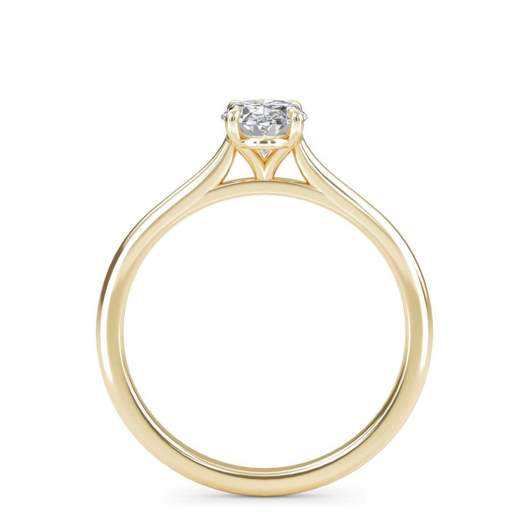 Timeless Oval Cut Wedding Ring