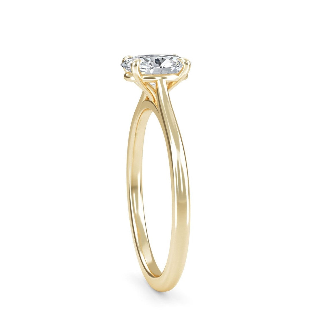 Timeless Oval Cut Wedding Ring