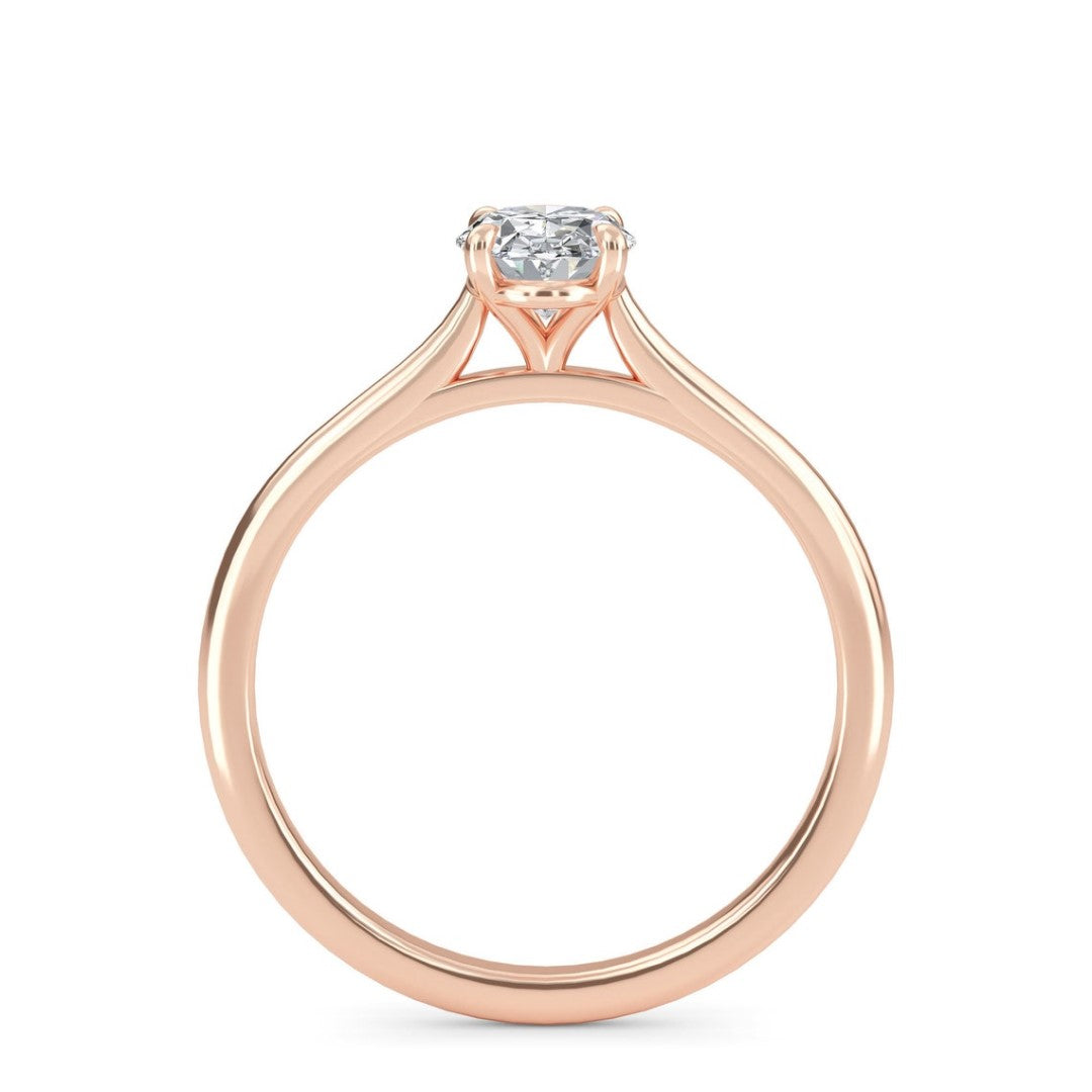 Timeless Oval Cut Wedding Ring