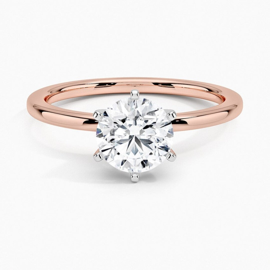 Beauty Round Cut Solitaire Ring