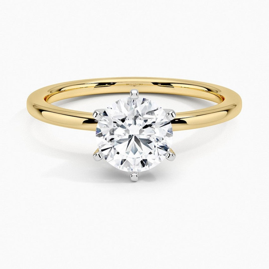 Beauty Round Cut Solitaire Ring