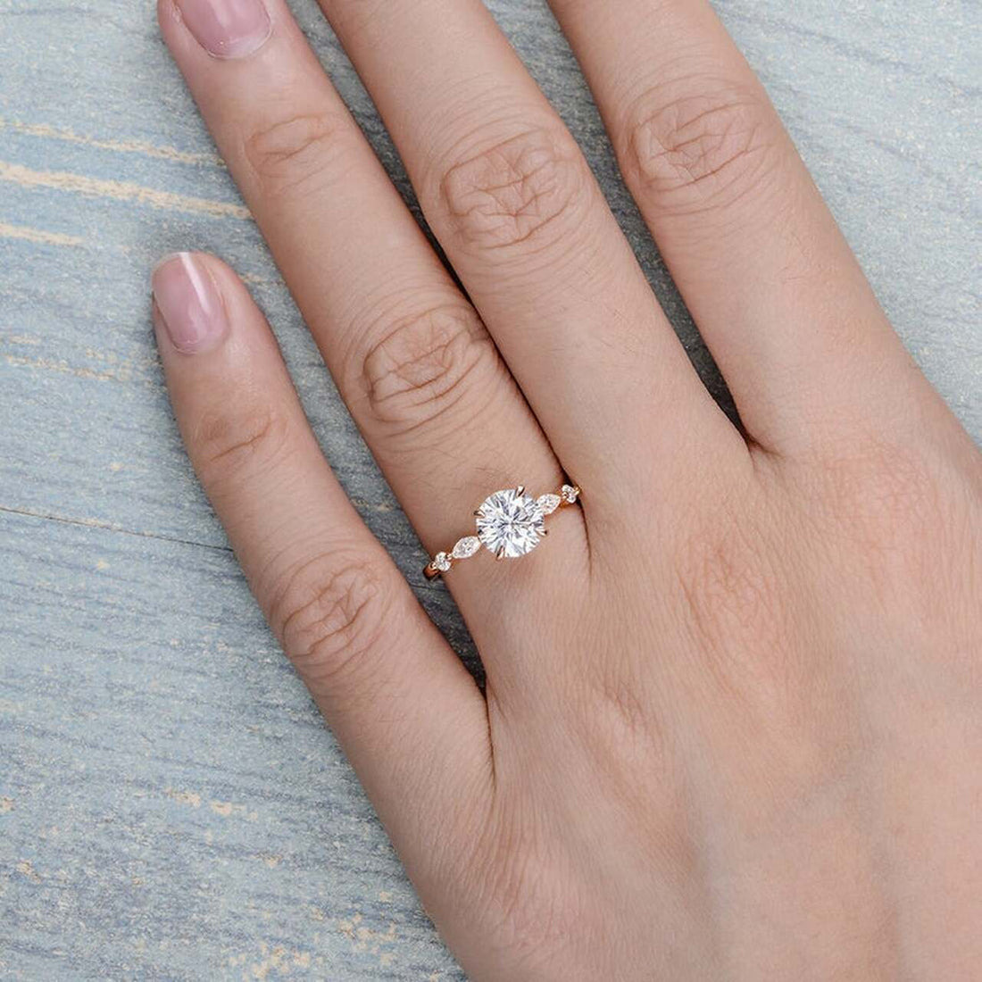 Brightest Round Diamond Wedding Ring