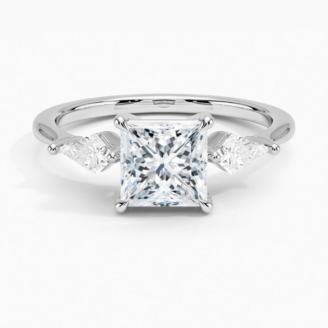Petalpure Princess Shape Engagement Ring