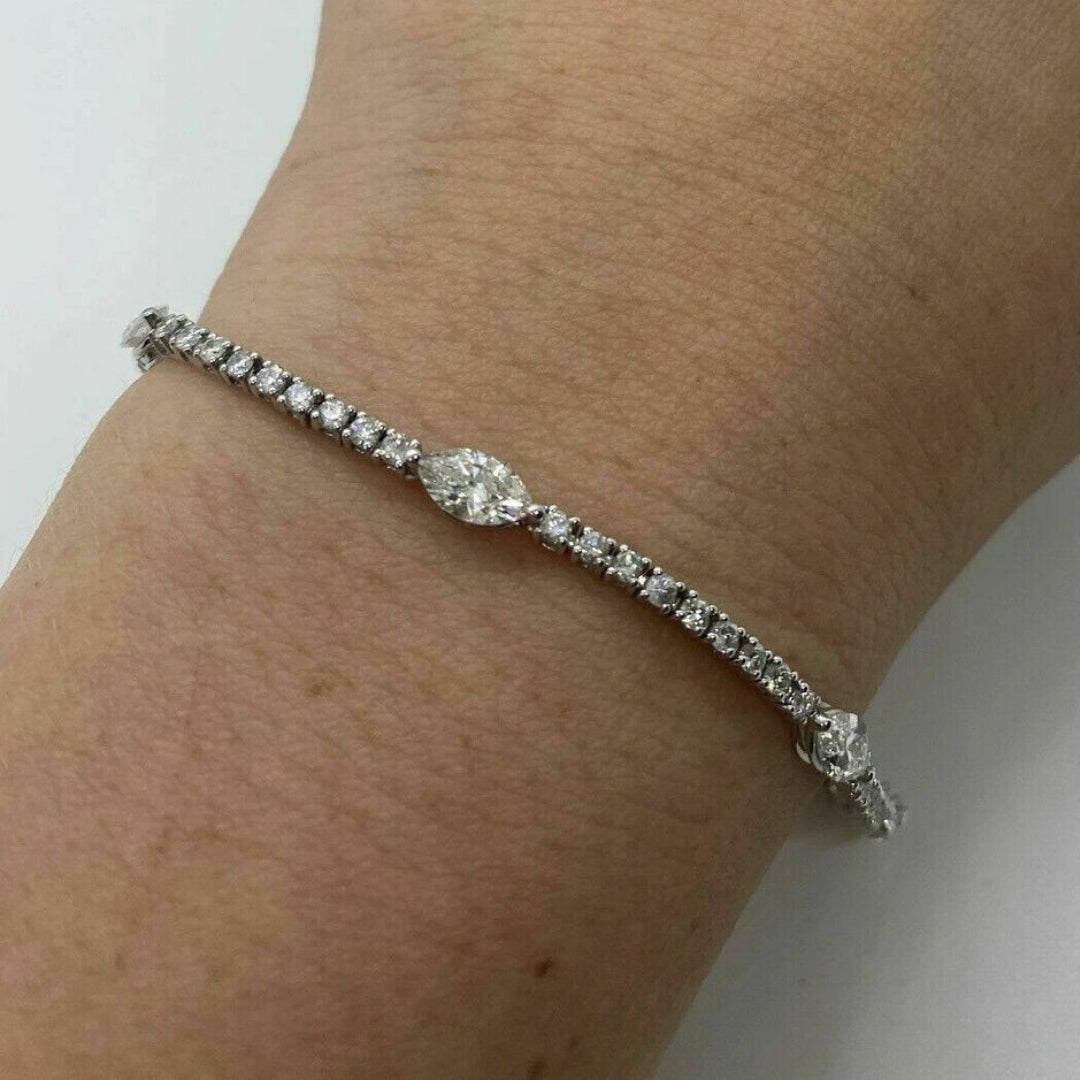 Ethically Oval Diamond Bracelet