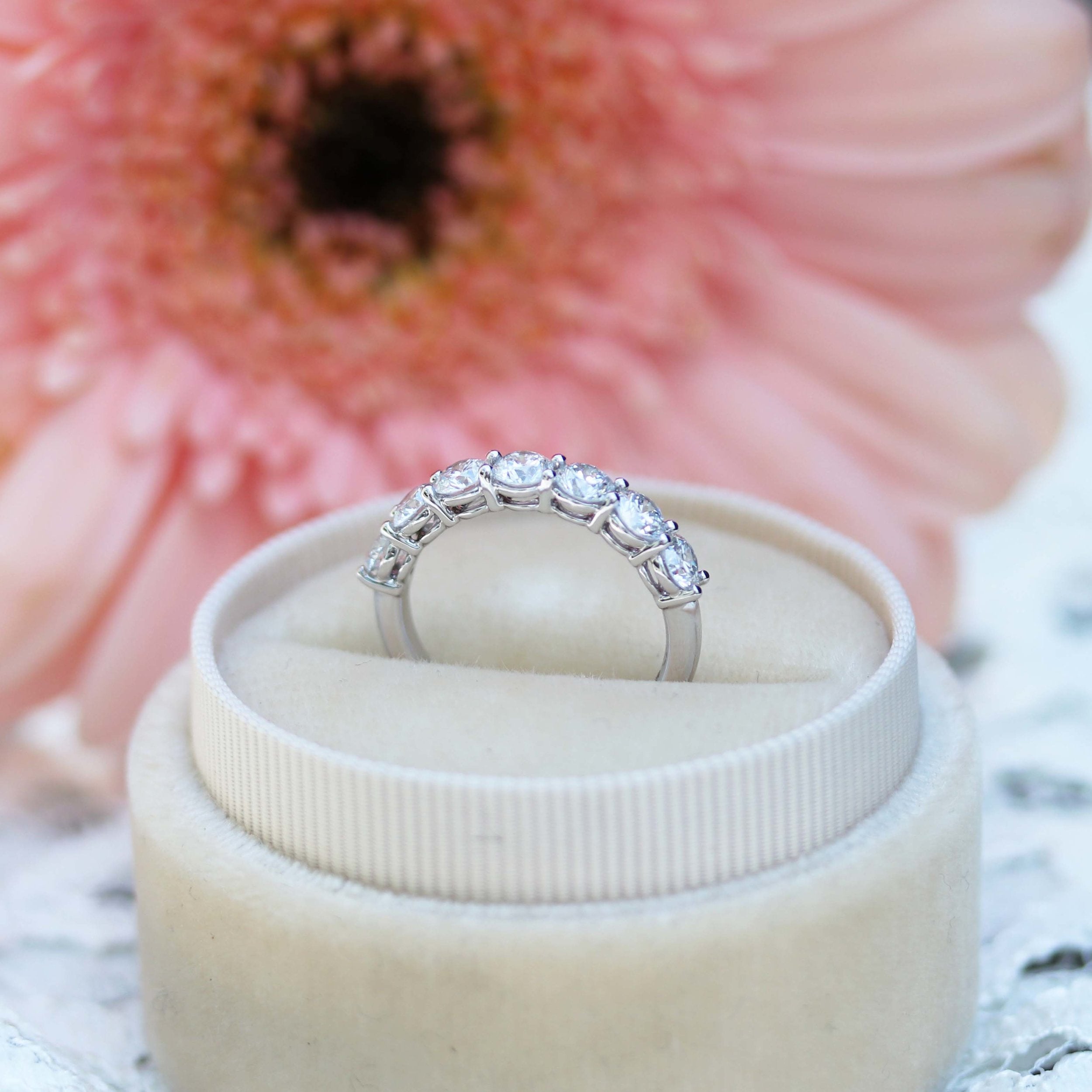 Crafting Round Diamond Wedding Band