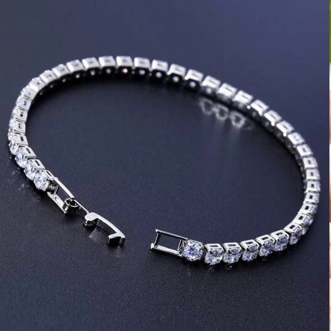 Decorative Round Diamond Bracelet