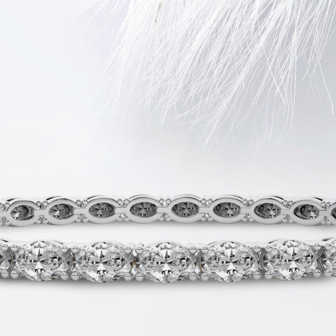 Sparkle Oval Diamond Bracelet