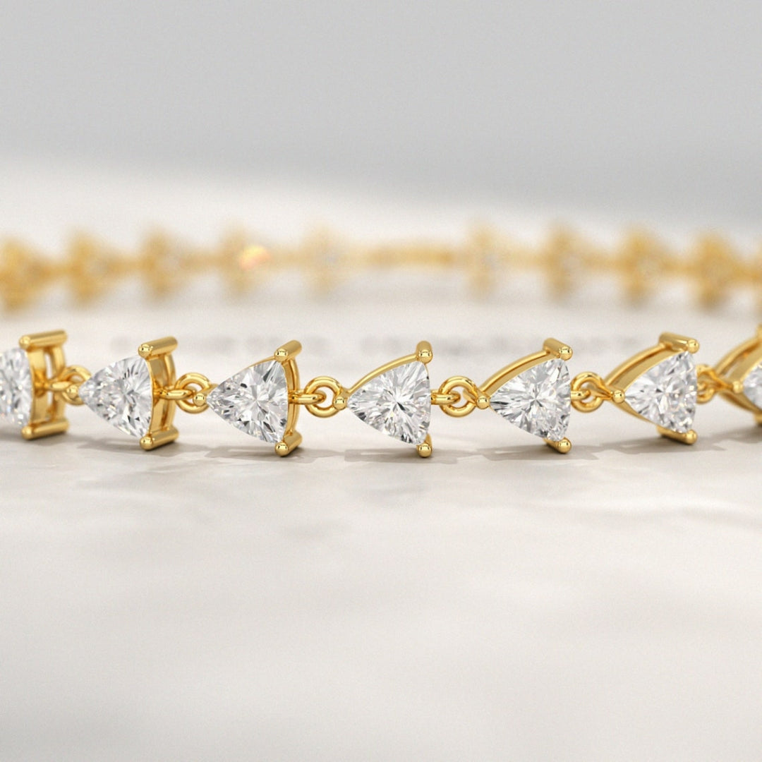 Top-Notch Trillion Diamond Bracelet