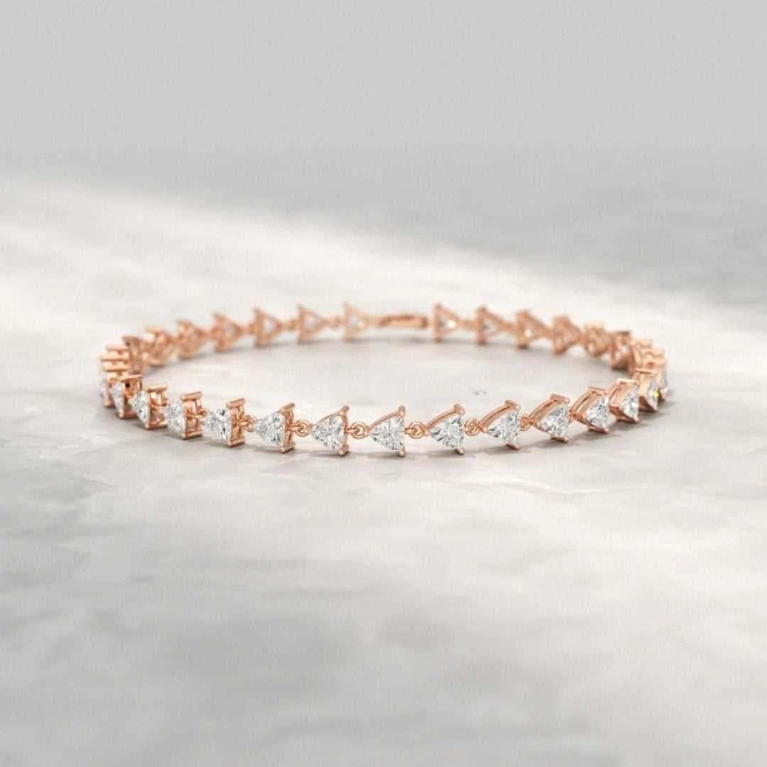 Top-Notch Trillion Diamond Bracelet