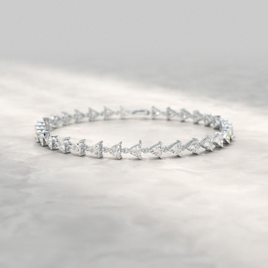 Top-Notch Trillion Diamond Bracelet