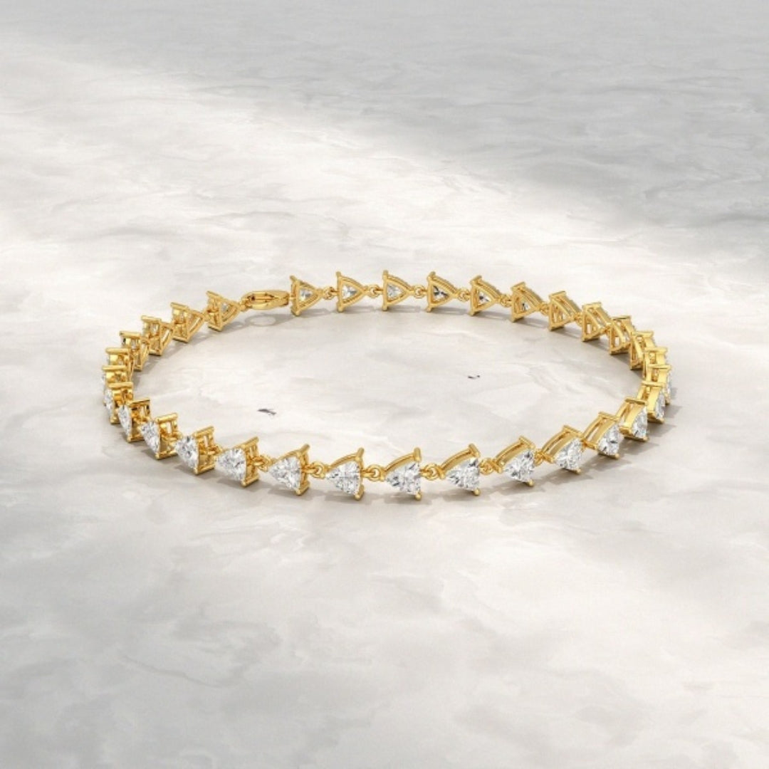 Top-Notch Trillion Diamond Bracelet