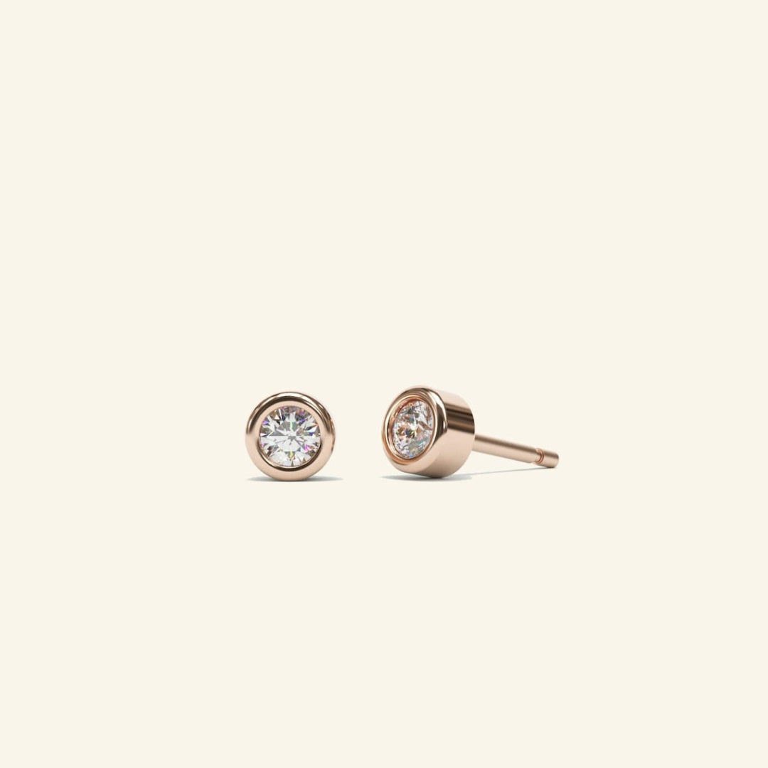 Miraculous Round Diamond Earring