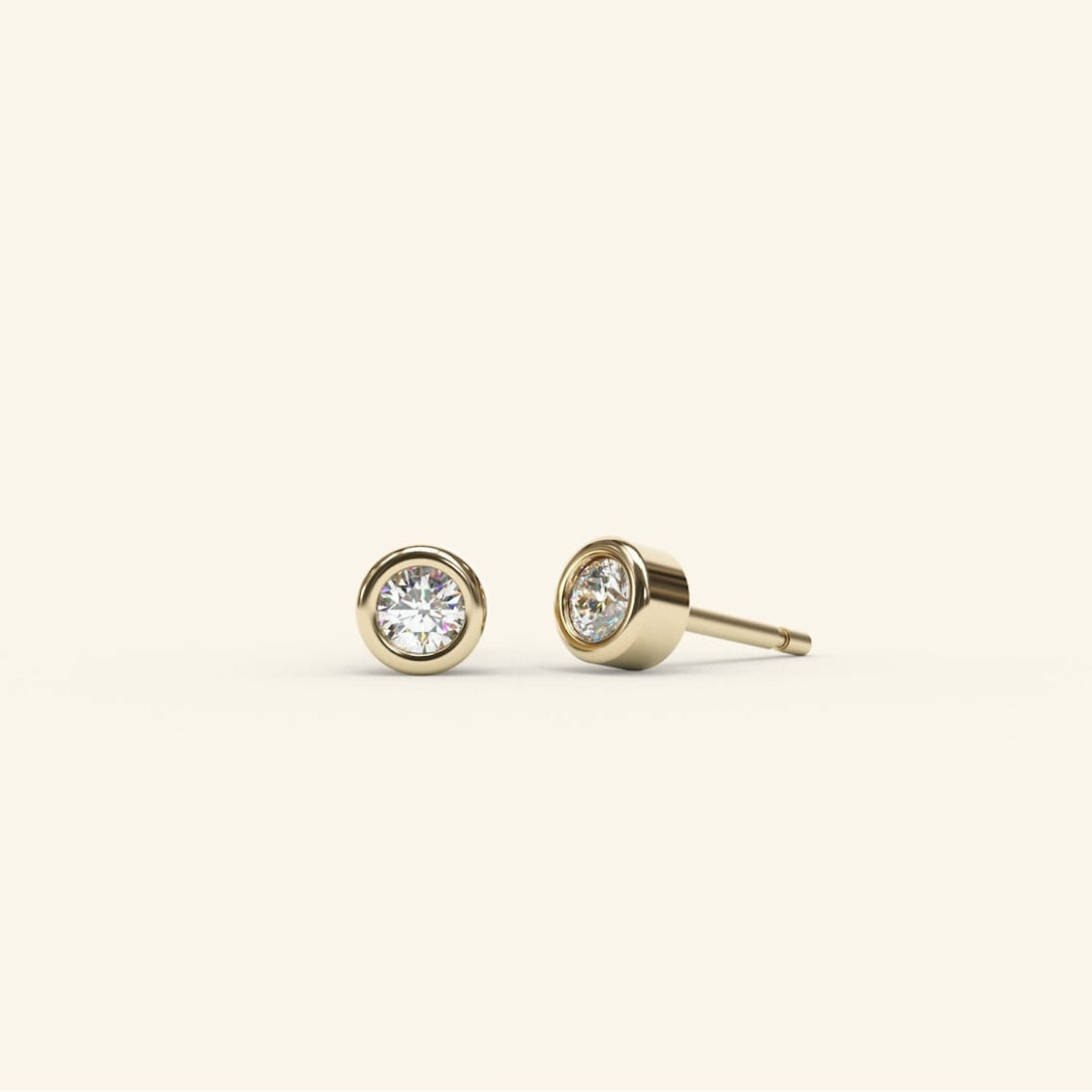 Miraculous Round Diamond Earring