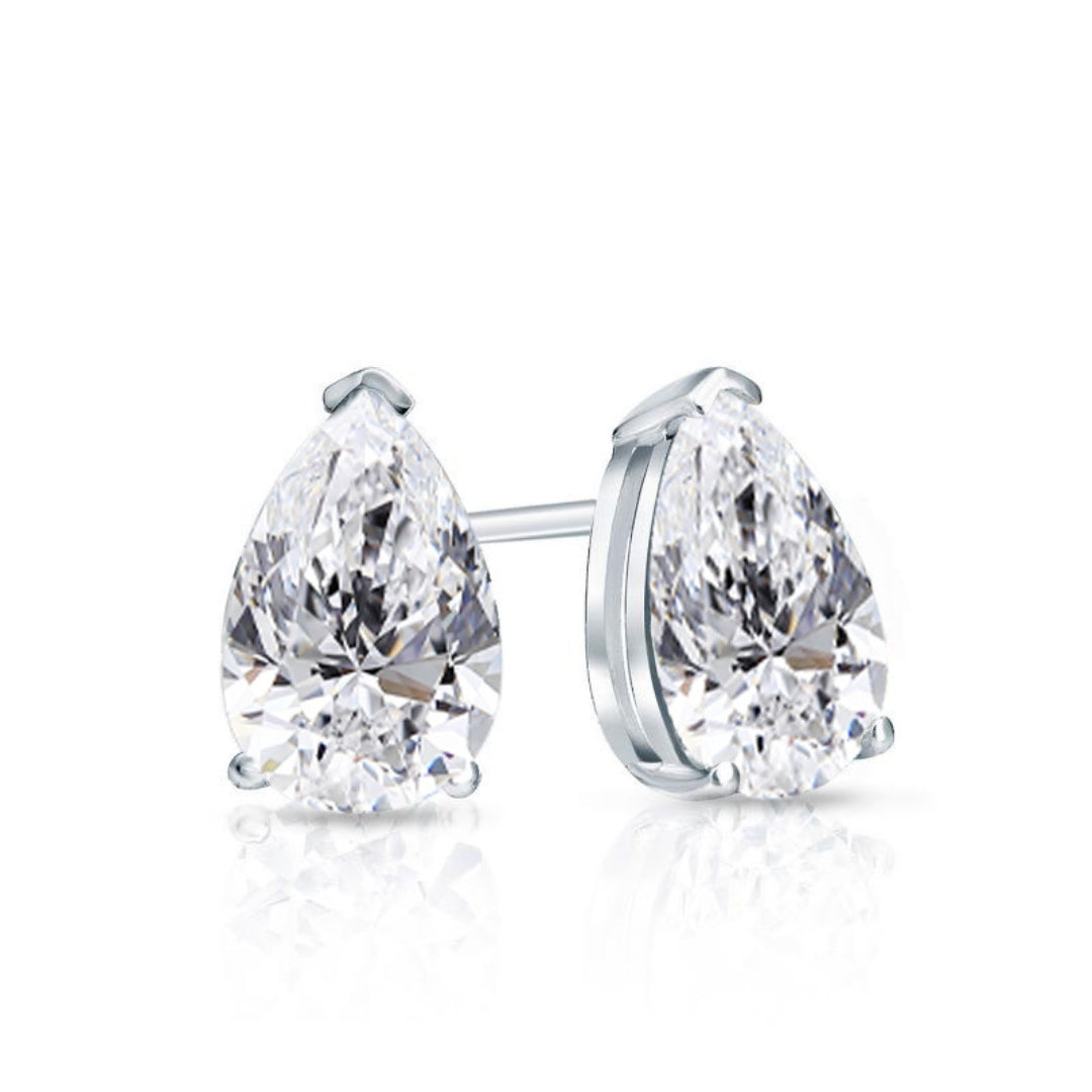 Irresistible Pear Diamond Earring