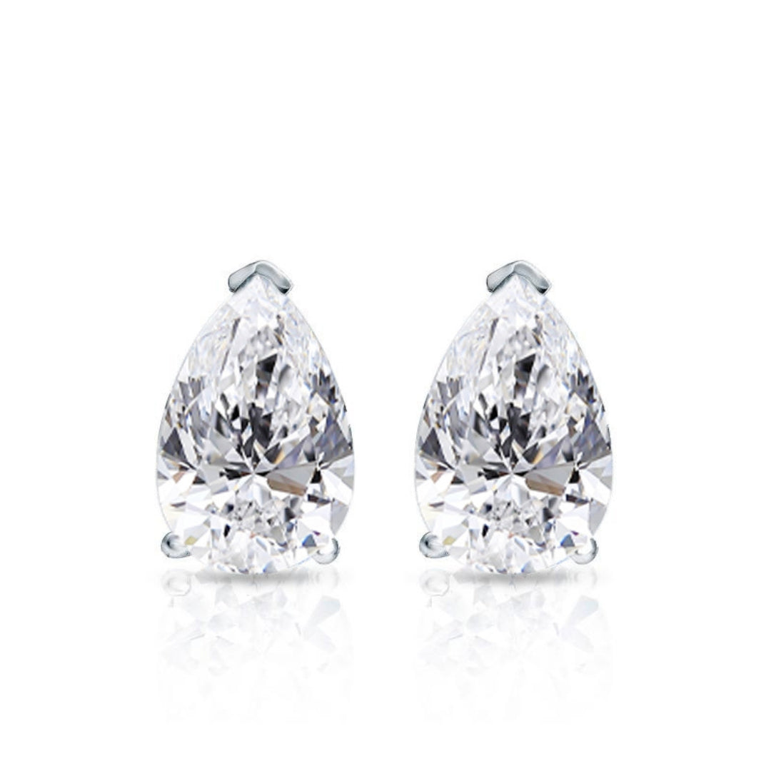 Irresistible Pear Diamond Earring