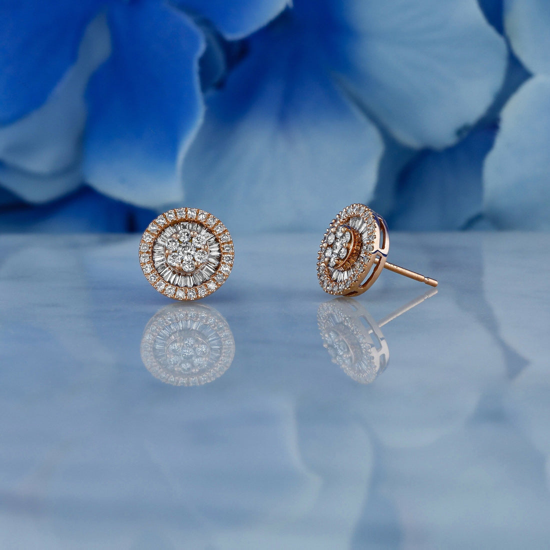 Aesthete Round Diamond Earring