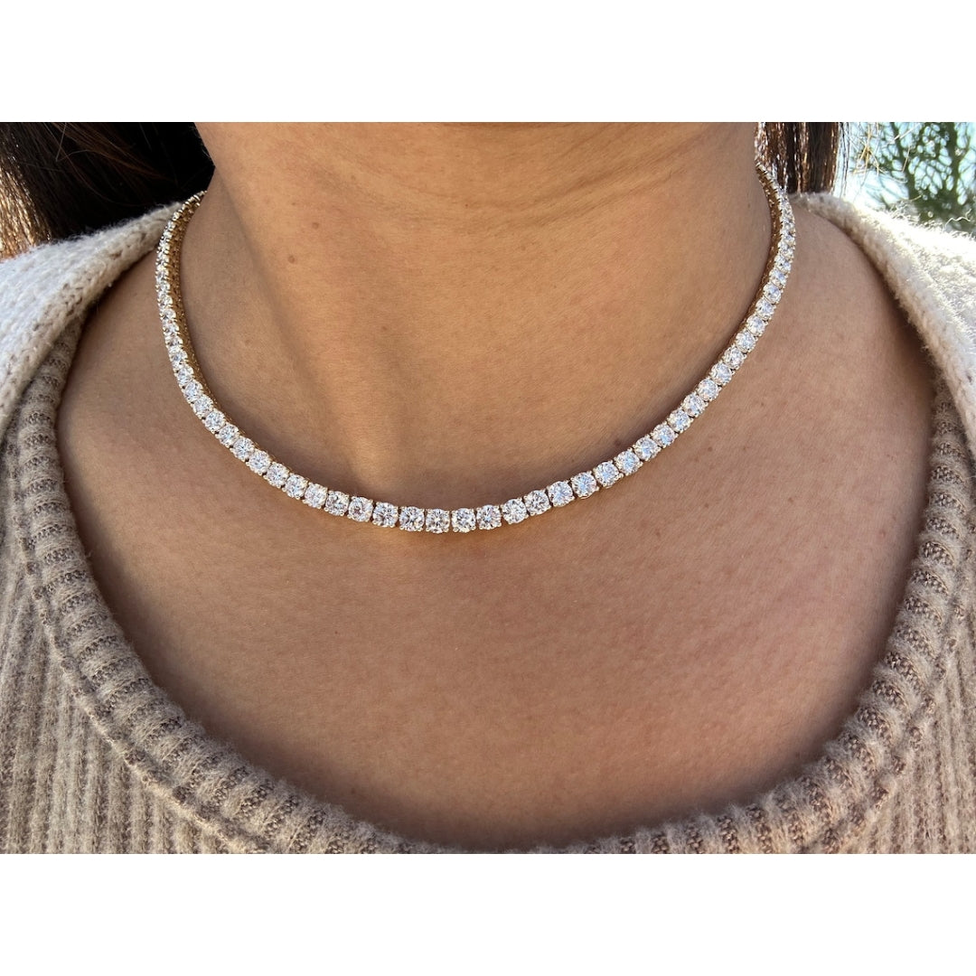 Fabulous Round Diamond Necklace