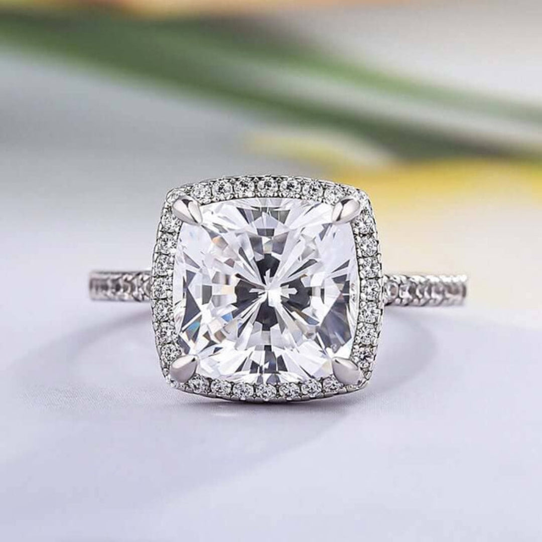 Fabled Cushion Shape Diamond Wedding Ring