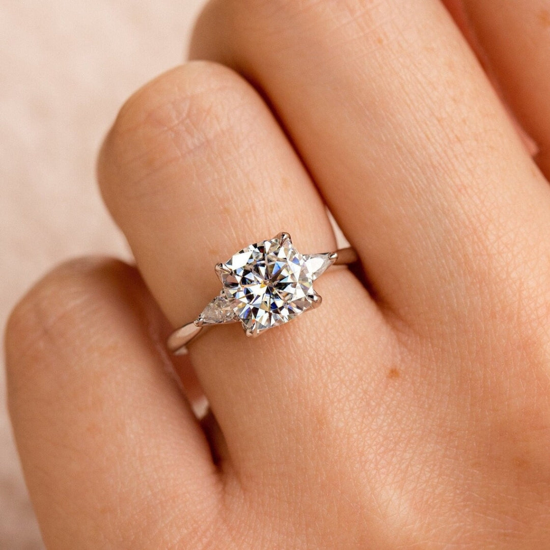 Fascinate Cushion Shape Diamond Wedding Ring