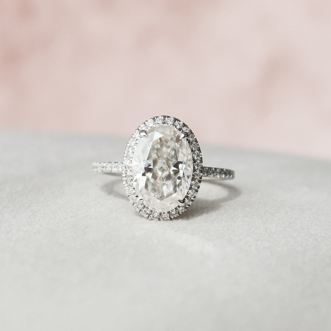Captivated Oval Shape Diamond Wedding Ring
