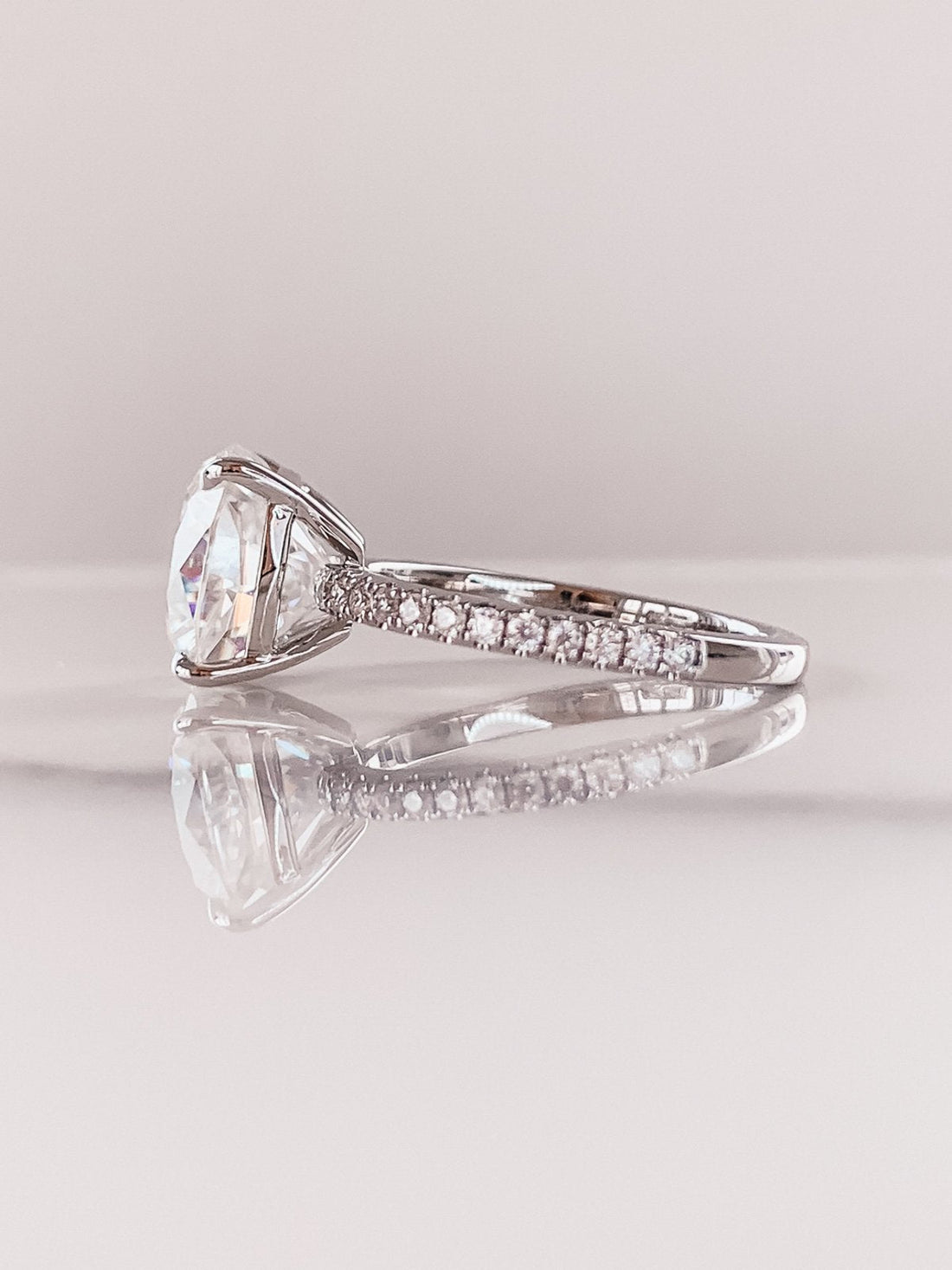 Wonderfully Cushion Diamond Wedding Ring