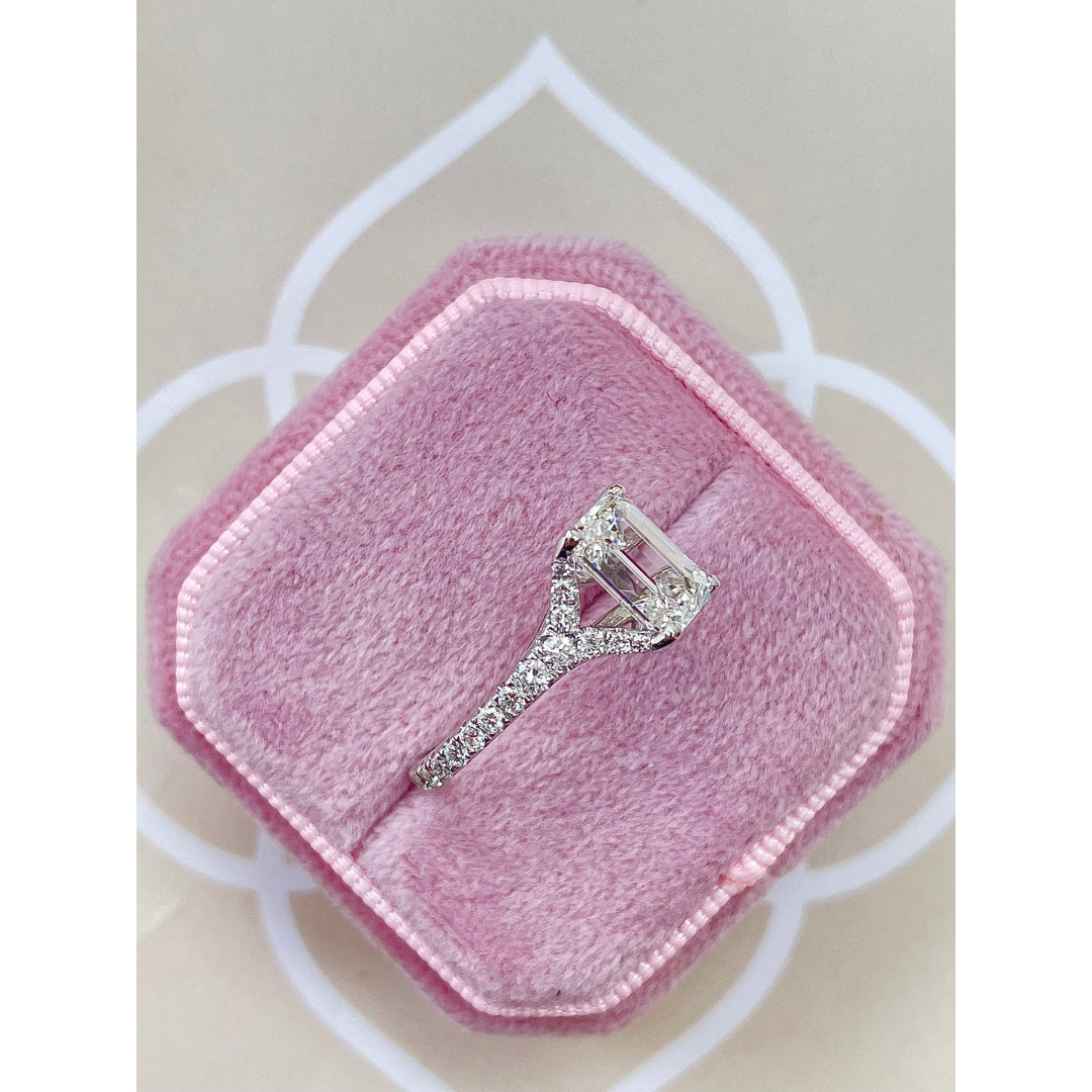 Everlasting Emerald Cut Diamond Ring