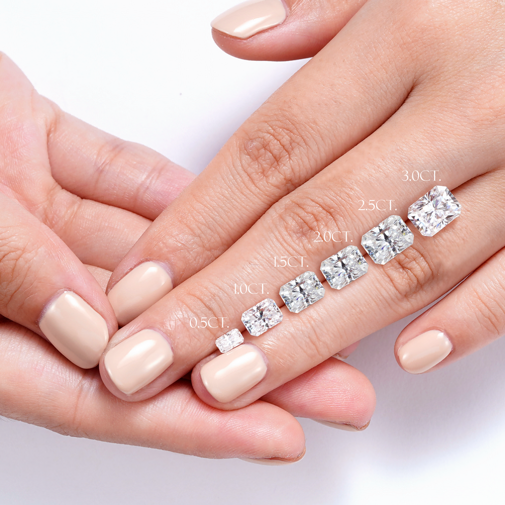 Lovable Radiant Shape Diamond Wedding Ring