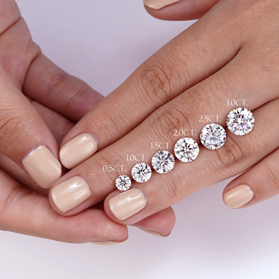 Chic Round Shape Wedding Ring