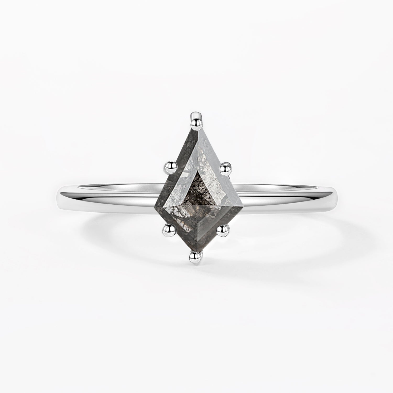 Modern 1.45CT Kite Diamond Anniversary Ring