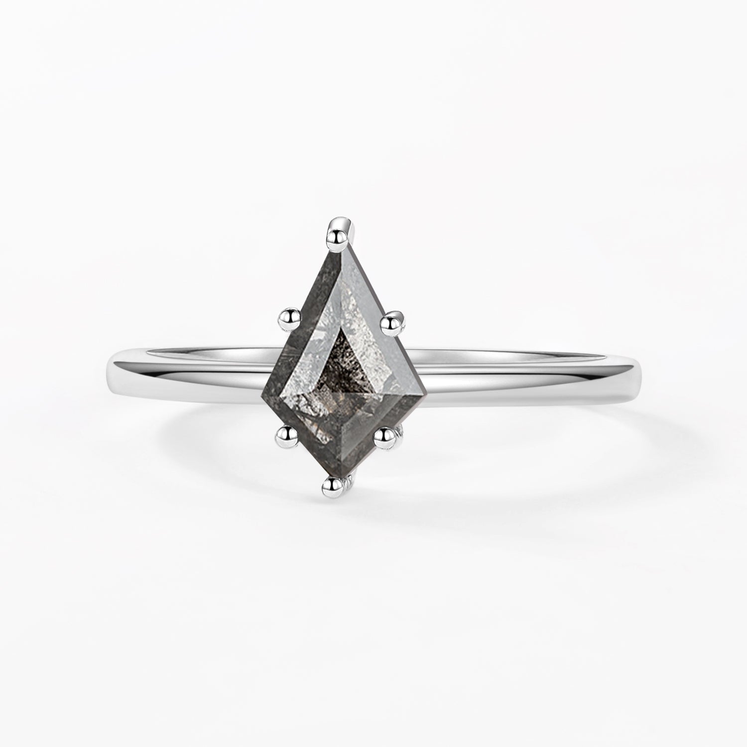 Modern 1.45CT Kite Diamond Anniversary Ring