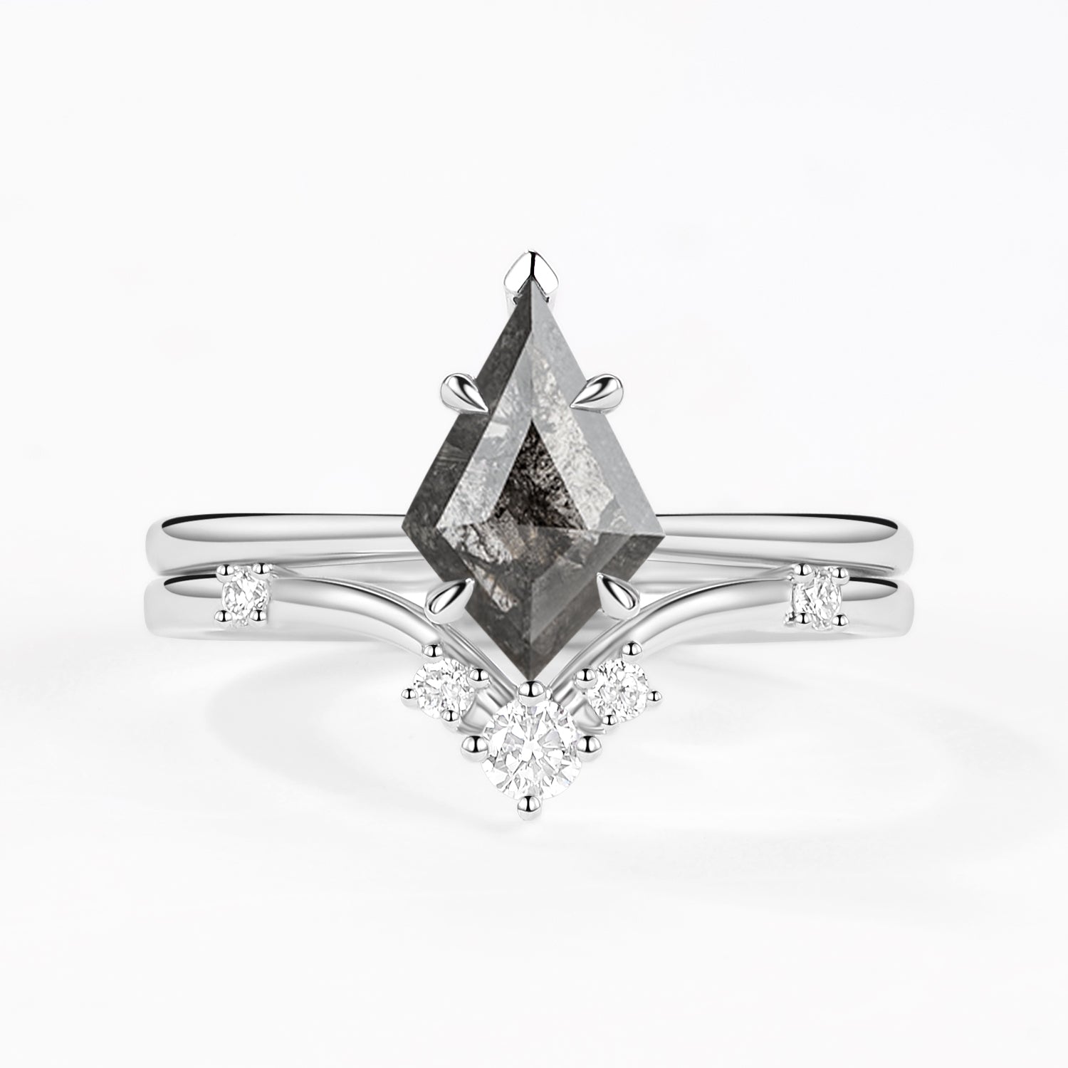 Implausible 1.40CT Kite Diamond Wedding Ring