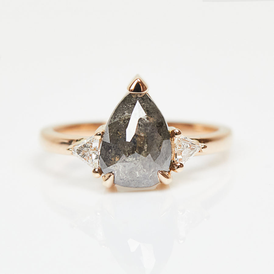 Luster 2.35CT Pear Shape Cut Home Made Ring