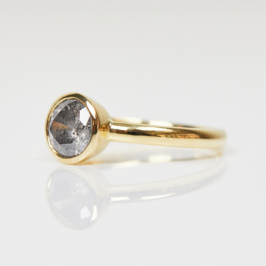Crystal craze 1.19CT Round Shape Diamond Handmade Ring