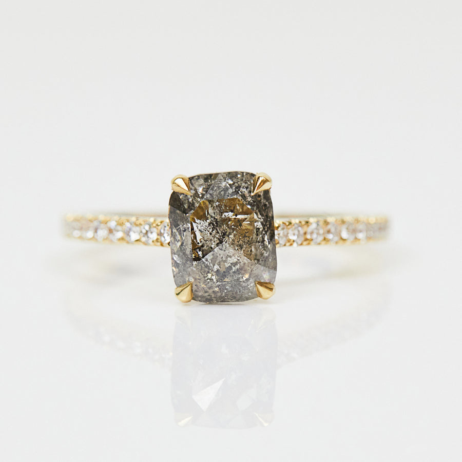 Clarity 1.92CT Cushion Shape Diamond Cut Engagement Ring