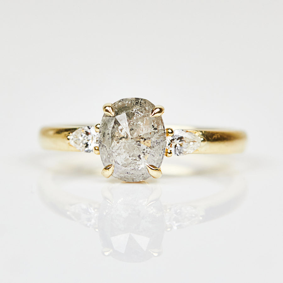 Crystal Craze 2.05CT Oval Shape Diamond Cut Engagement Ring