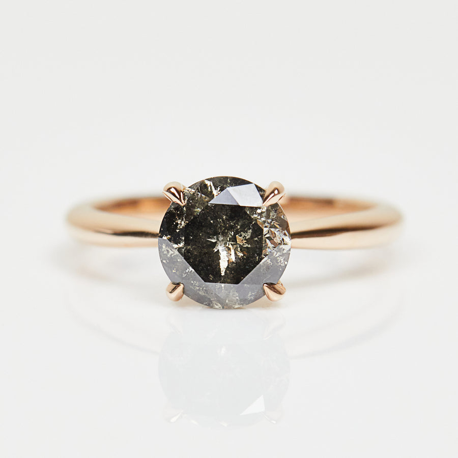 Radiant Roc 1.55CT Round Cut Diamond Engagement Ring