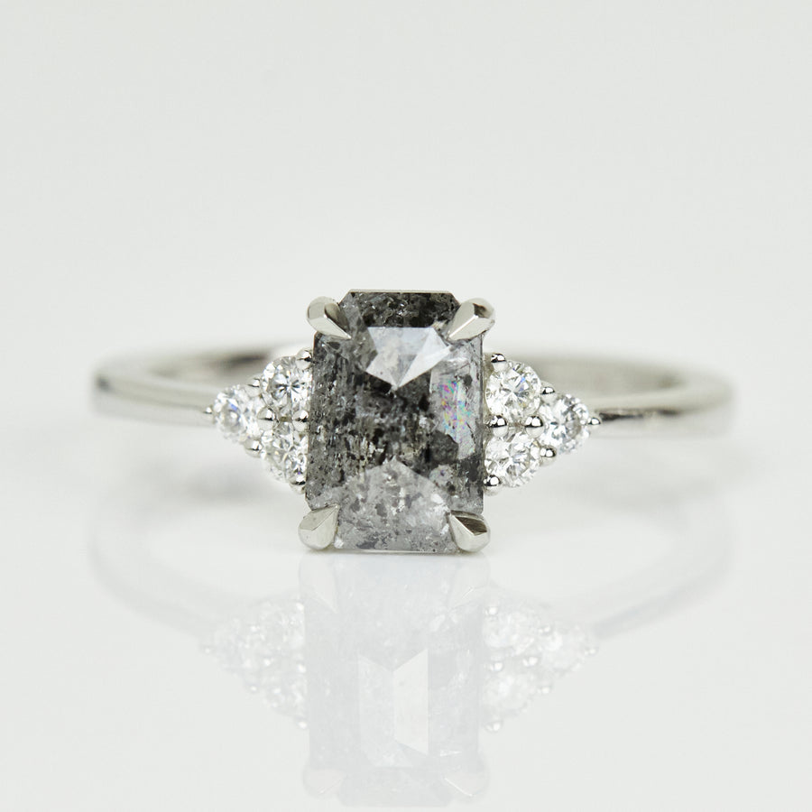 Luxe 1.98CT Emerald Cut Diamond Anniversary Ring