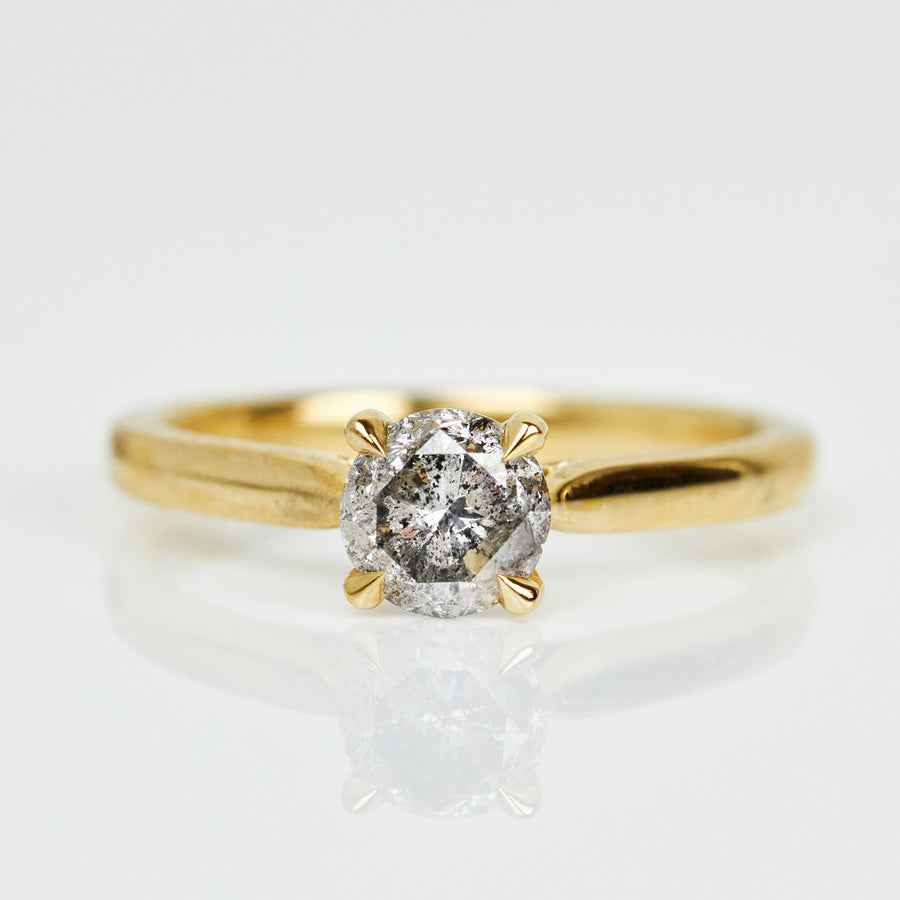 Shine 1.00CT Round Cut Diamond Engagement Ring